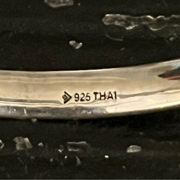 Silpada .925 Sterling Silver Etched Hoop Earrings - Picture 7 of 9